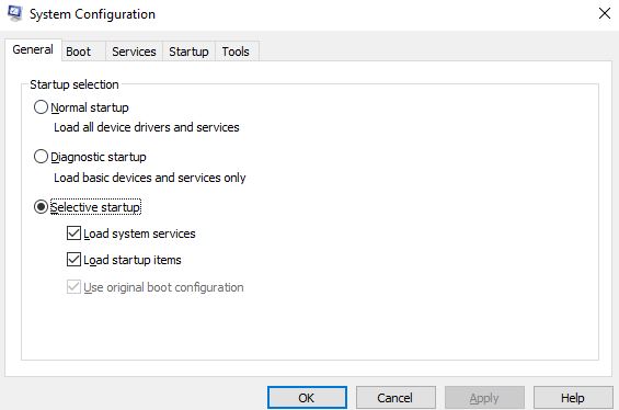 System Configuration